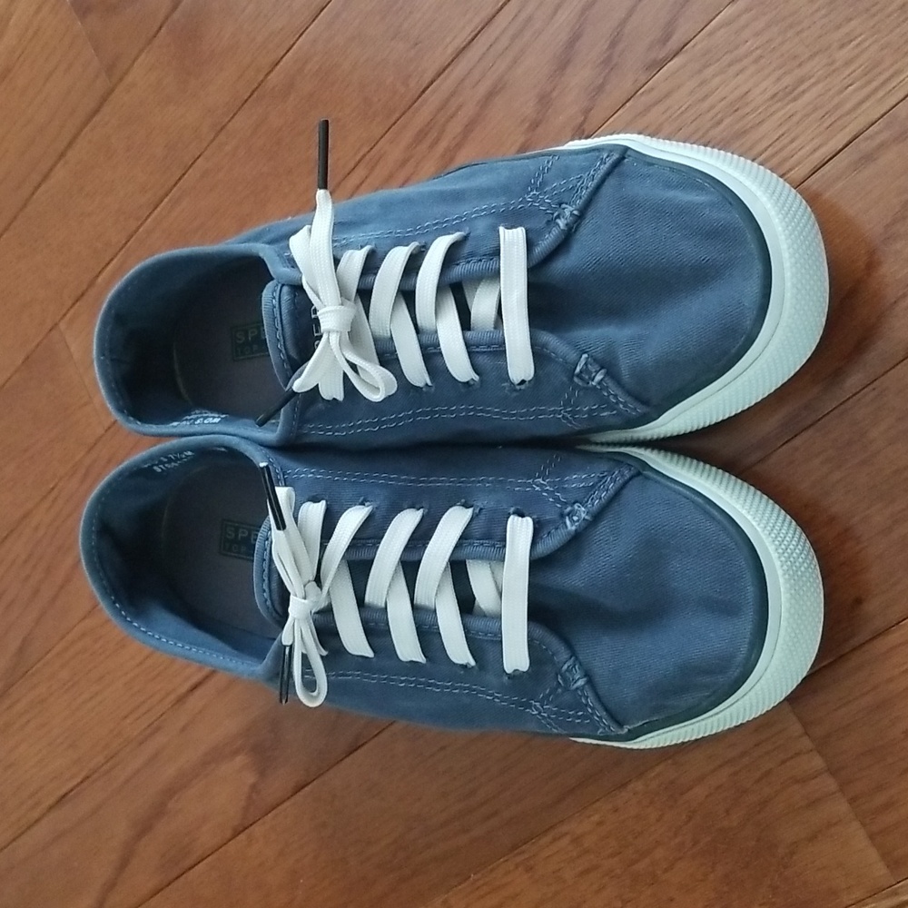Sperry distressed slip on sneaker